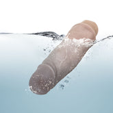 Blush Dr Skin Realistic Waterproof Vibrator Beige 8 Inch DONGS Vibrating